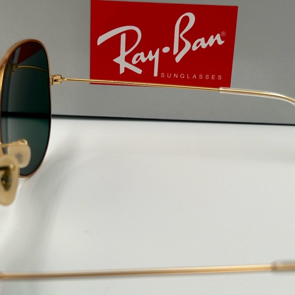 Ray-Ban Aviator Sunglasses RB3026 62-14mm Gold frame/Cyclamen Pink Flash 201 - Picture 10 of 10